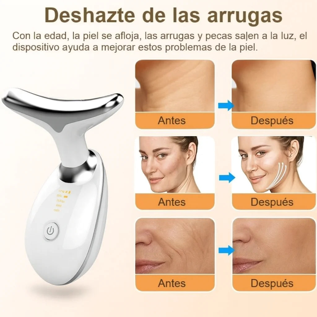SkinTone Pro™ Masajeador Facial de Cuello y Antiarrugas