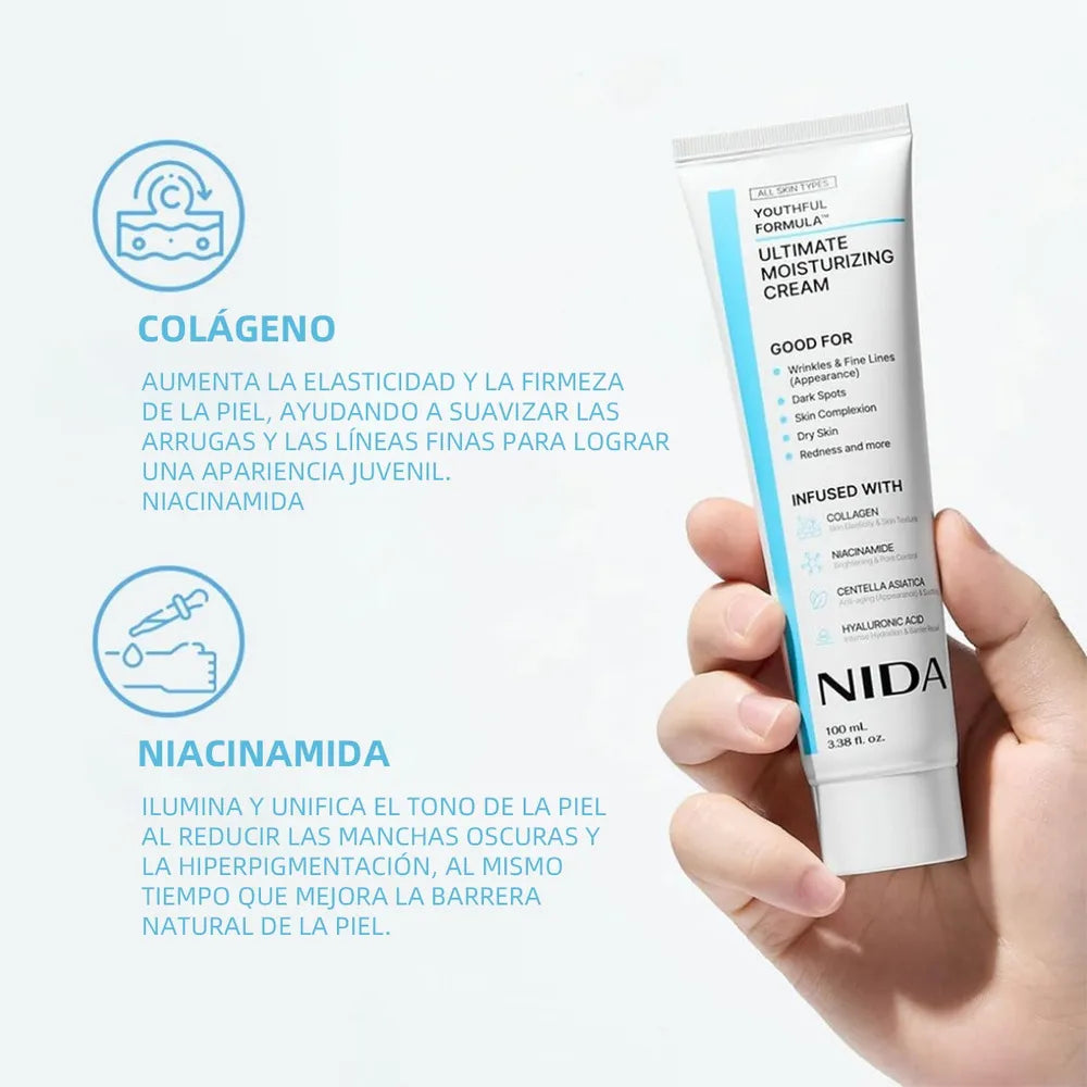 Crema Nida Hidratante™ Piel más Firme en cada Aplicación