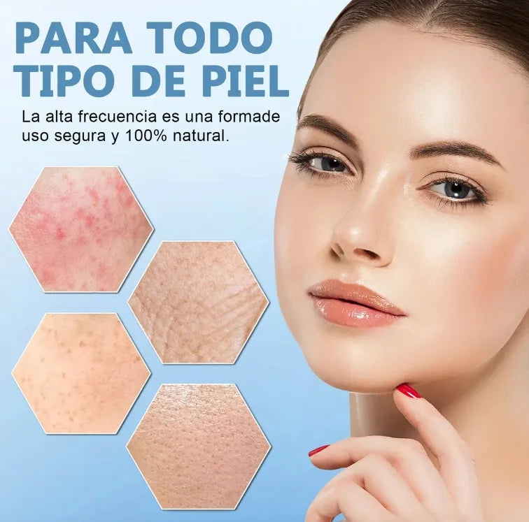 SkinGlow™ Dispositivo de Alta Frecuencia Facial Profesional