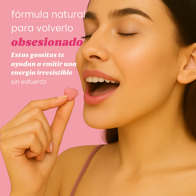 AmoraGlow™ Gomitas con Feromonas atracción en 60 días