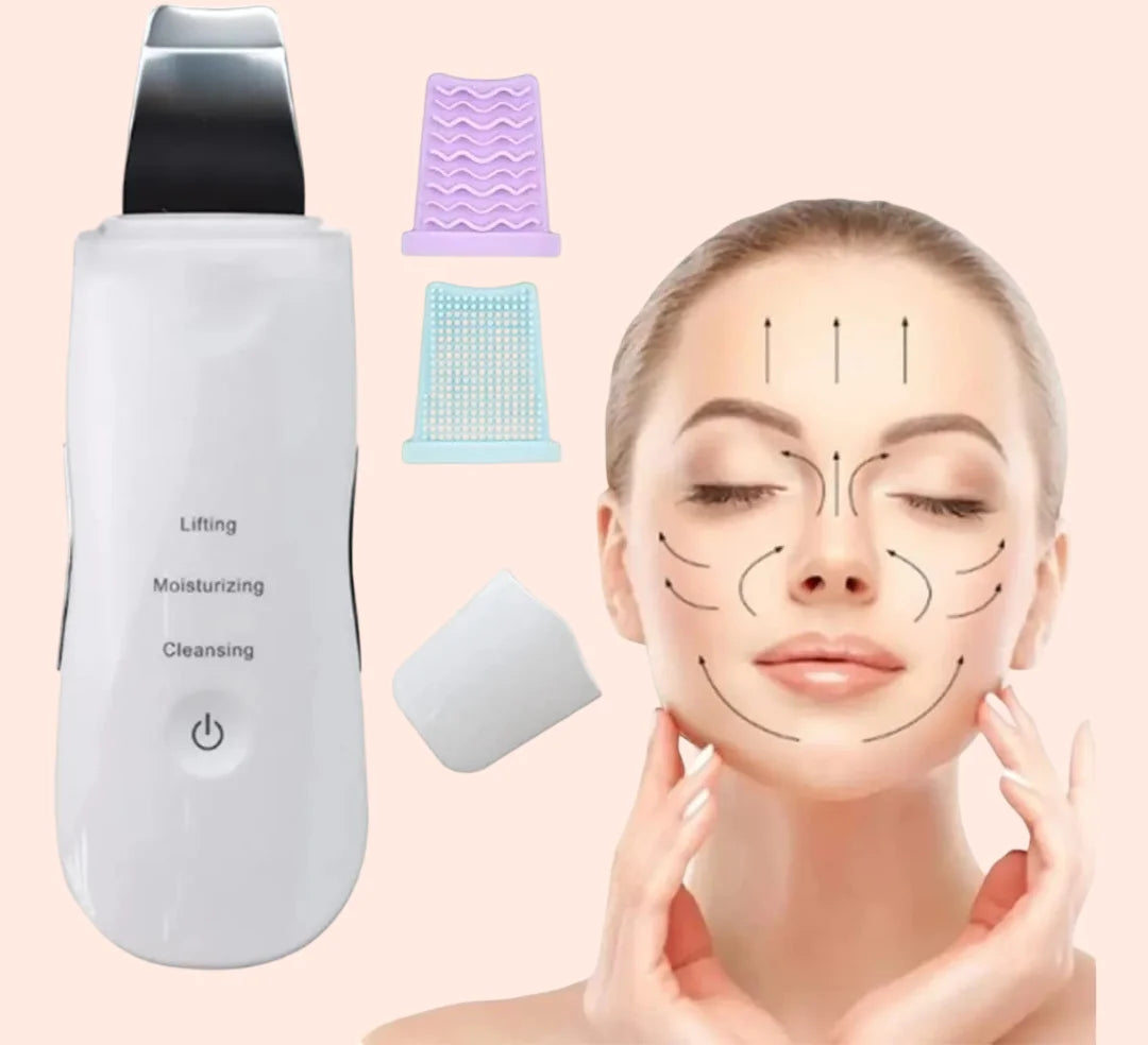 GlowSonic™ Espátula Ultrasónica de Limpieza Facial