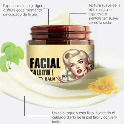 Crema Facial Tallow™ Bálsamo Facial Natural de Sebo y Miel