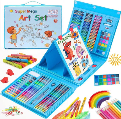 ArtMaster™ Kit Artístico Completo 208 Piezas con Estuche Portátil