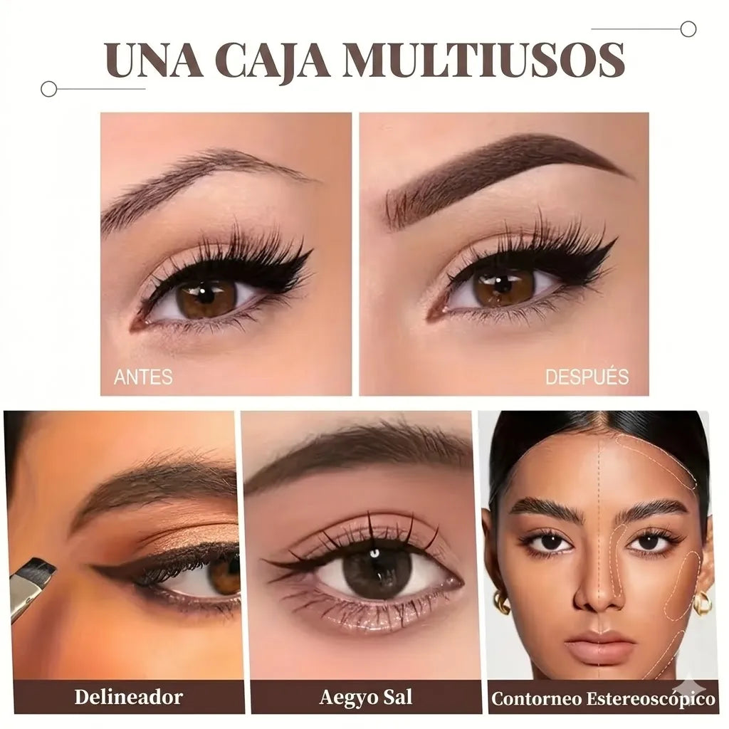 Brow Silk Kit™ Kit para Cejas de 3 Tonos