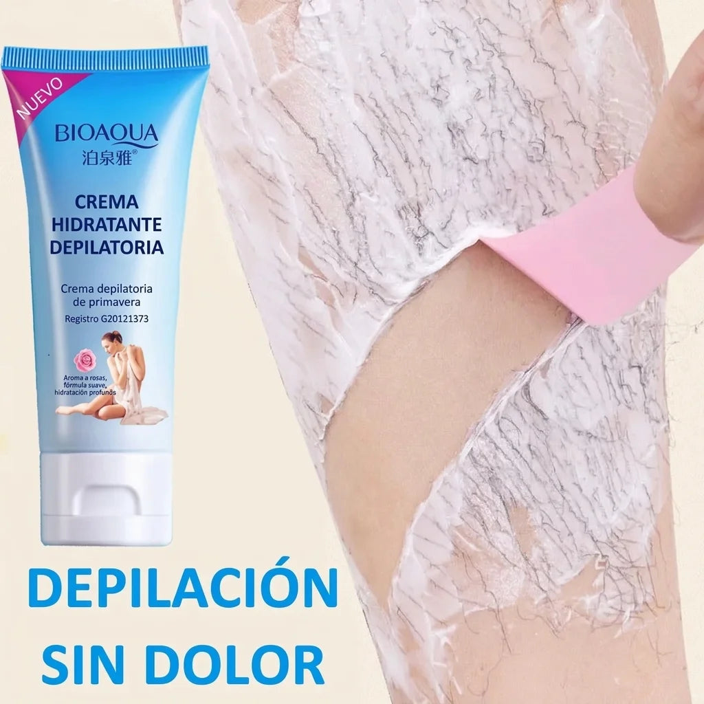 Bioaqua™ Crema para Depilación Natural y Rápida