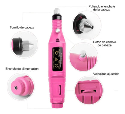 NailMaster 360™ Pulidor de Uñas y Pies Profesional 6 en 1