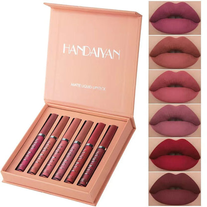 HANDAIYAN™ Set de Labiales Mate de Lujo Claro y Obscuro
