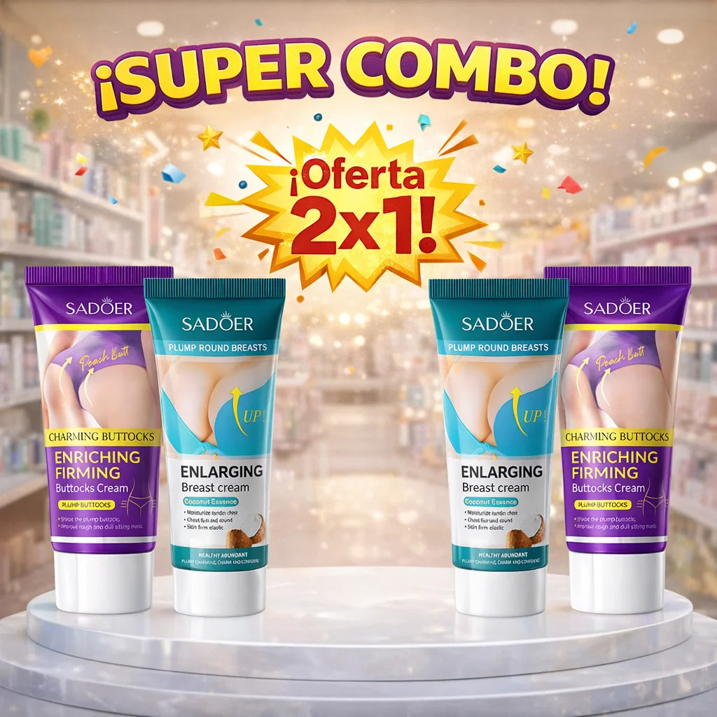 Volumax Duo™ Kit Reafirmante Busto & Glúteos ¡2x1!