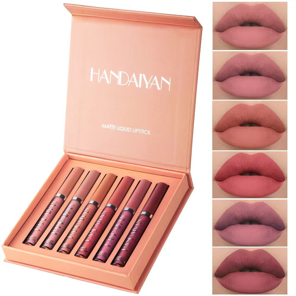 HANDAIYAN™ Set de Labiales Mate de Lujo Claro y Obscuro