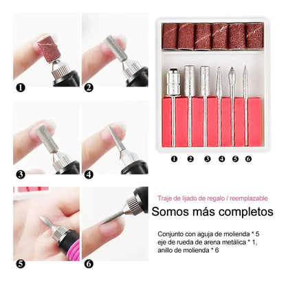NailMaster 360™ Pulidor de Uñas y Pies Profesional 6 en 1