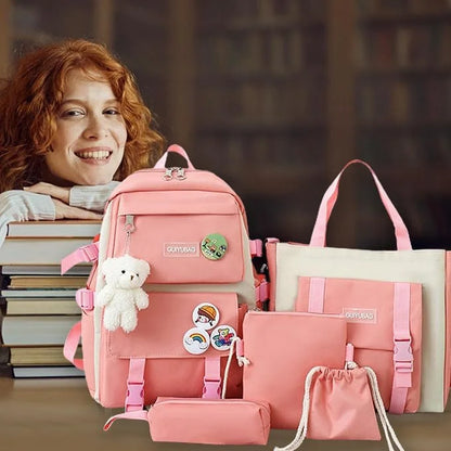 Aesthetic Pro™ Mochila Kawaii 5 En 1
