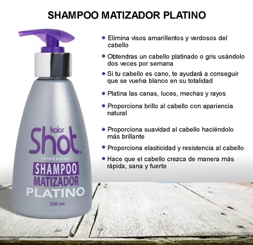 Kolor Shot™ Shampoo Matizador Platino