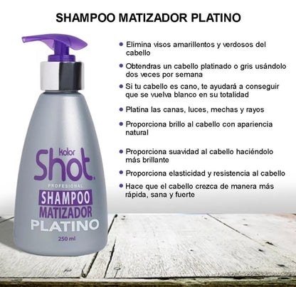 Kolor Shot™ Shampoo Matizador Platino