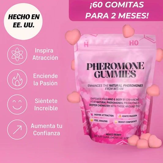 AmoraGlow™  Gomitas con Feromonas atracción en 60 días
