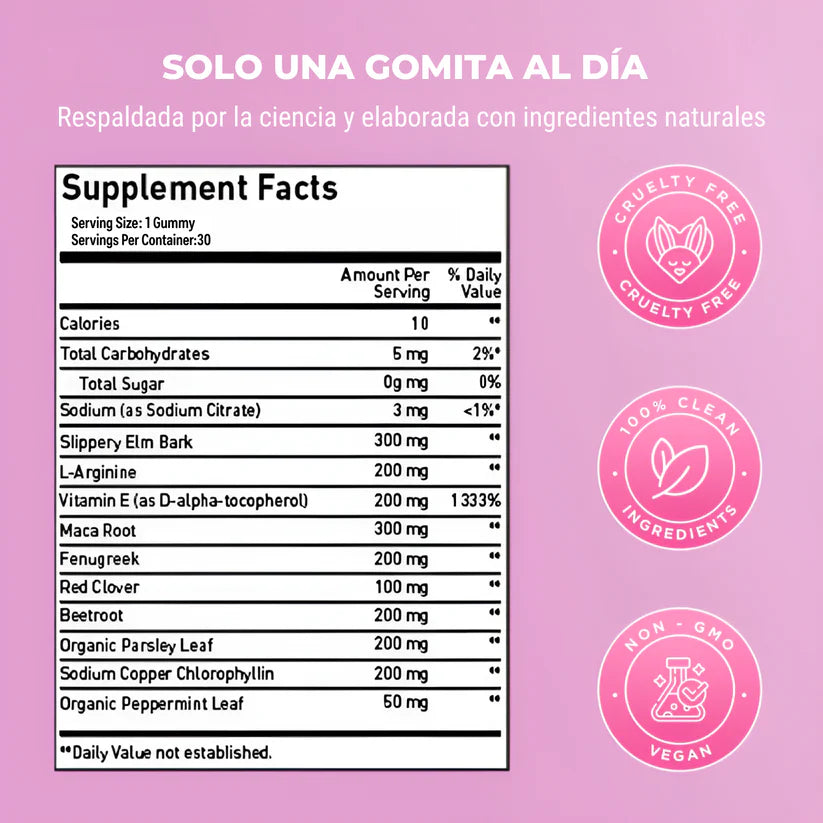 AmoraGlow™  Gomitas con Feromonas atracción en 60 días